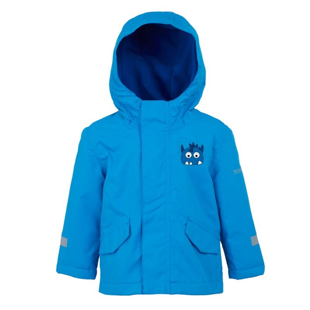 Regatta Childrens/Kids Spike The Monster Waterproof Jacket / Hydro Blue